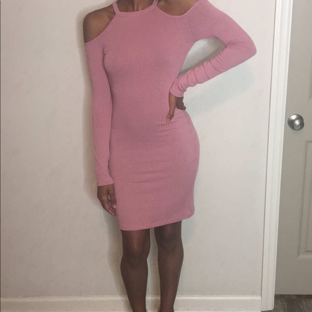 Pink Midi Dress
